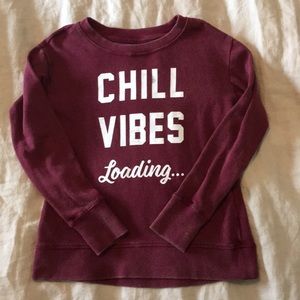 Maroon sweatshirt